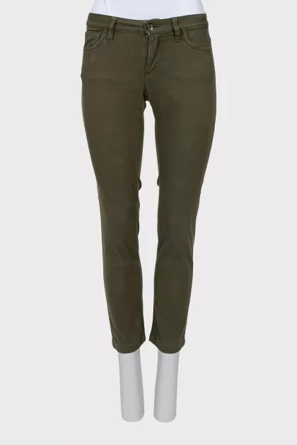Skinny khaki jeans