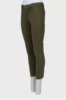 Skinny khaki jeans