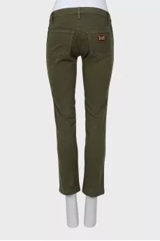 Skinny khaki jeans