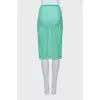 Transparent green skirt