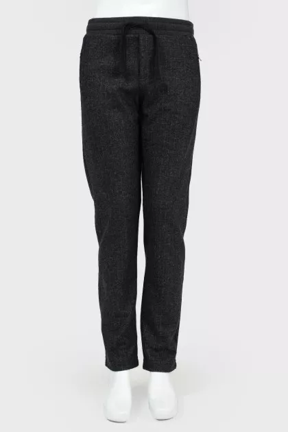 Striped trousers