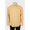 Men's oversized shirt with pocket