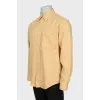 Men's oversized shirt with pocket