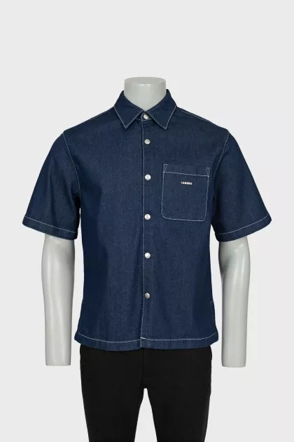 Men's Blue Shirt With Tag