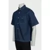Men's Blue Shirt With Tag