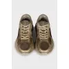 Sneakers with a massive sole