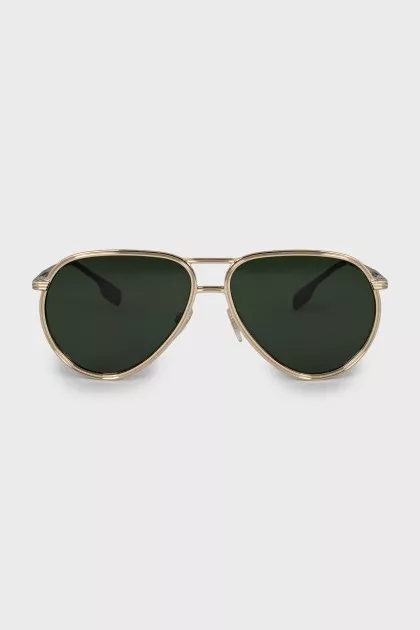 Green tinted sunglasses