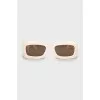 Sunglasses with massive logo