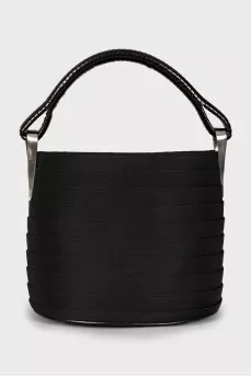 Textile bucket bag