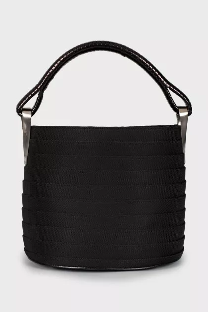 Textile bucket bag