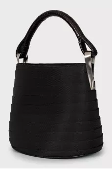 Textile bucket bag