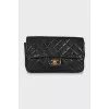 Vintage black leather bag
