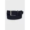 Men's belt blue