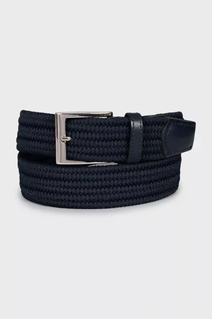 Men's belt blue