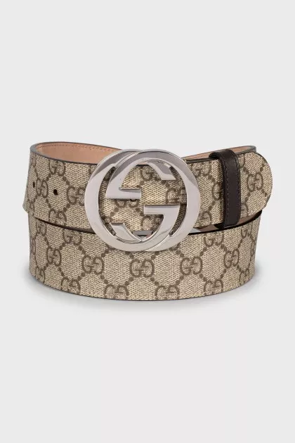 Wide canvas belt