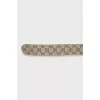 Wide canvas belt