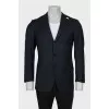 Men's black wool jacket