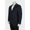 Men's black wool jacket