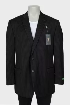 Men's striped jacket with tag