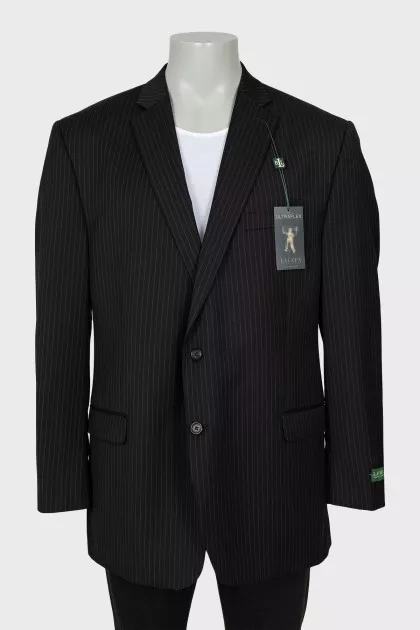 Men's striped jacket with tag
