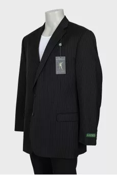 Men's striped jacket with tag