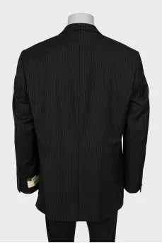 Men's striped jacket with tag