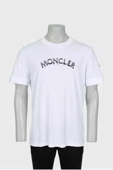 Men's T-shirt with branded print