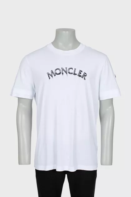 Men's T-shirt with branded print