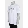 Men's T-shirt with branded print