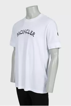 Men's T-shirt with branded print