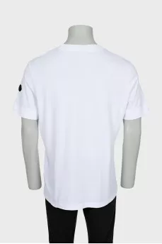 Men's T-shirt with branded print