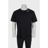 Men's T-shirt with branded embroidery