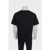 Men's T-shirt with branded embroidery