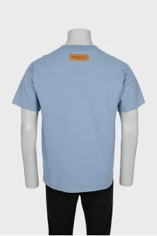Men's T-shirt blue