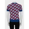 Tight fit printed t-shirt