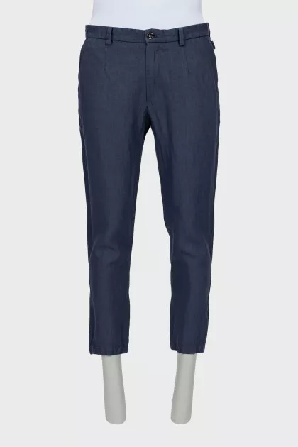Men's linen trousers