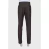 Men's Brown Wool Trousers