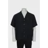 Men's silk shirt