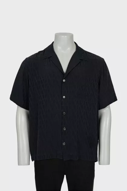 Men's silk shirt