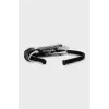 Black headband with bow