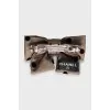 Textile hair clip-bow