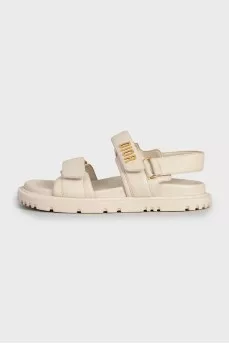 Dioract leather sandals