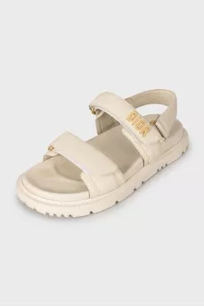 Dioract leather sandals