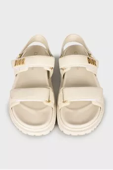 Dioract leather sandals