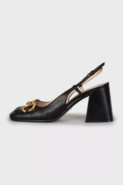 Square toe heels