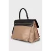 Leather combination bag
