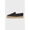 Men's suede espadrilles