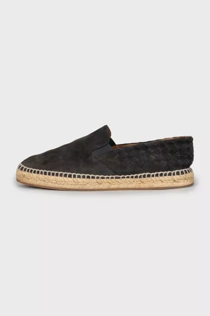 Men's suede espadrilles
