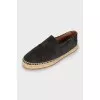 Men's suede espadrilles