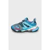 Blue Track Sneakers
